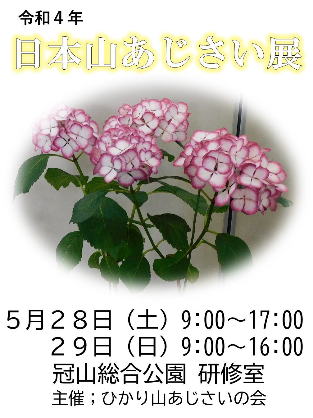 日本山あじさい展 冠山総合公園 光市室積にある梅の里 冠梅園 オートキャンプ場 日本山あじさい展 冠山総合公園 光市室積にある梅の里 冠梅園 オートキャンプ場
